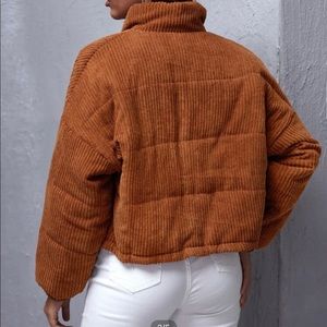 CORDUROY ZIP UP COAT